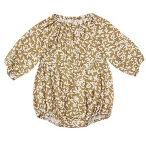 Rylee and Cru Long Sleeve Bubble Romper Ditsy Floral | size 18-24M